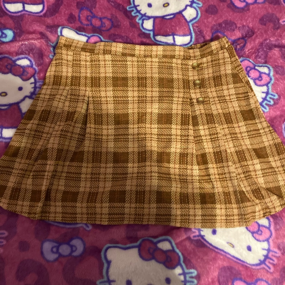 Y2K Plaid Mini Skirt